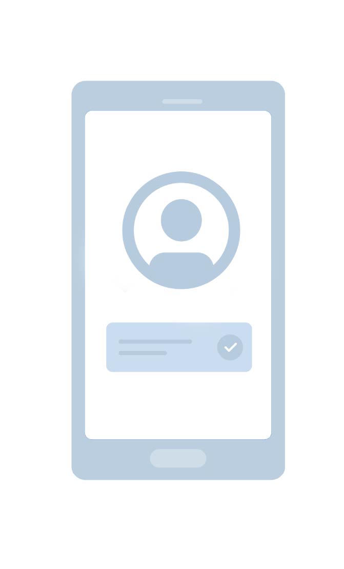 Check-in confirmado no smartphone