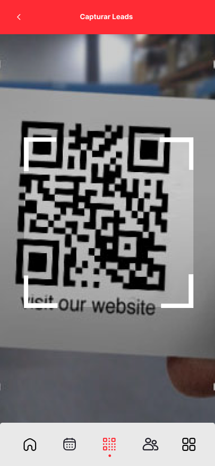 Captura de leads por QR Code